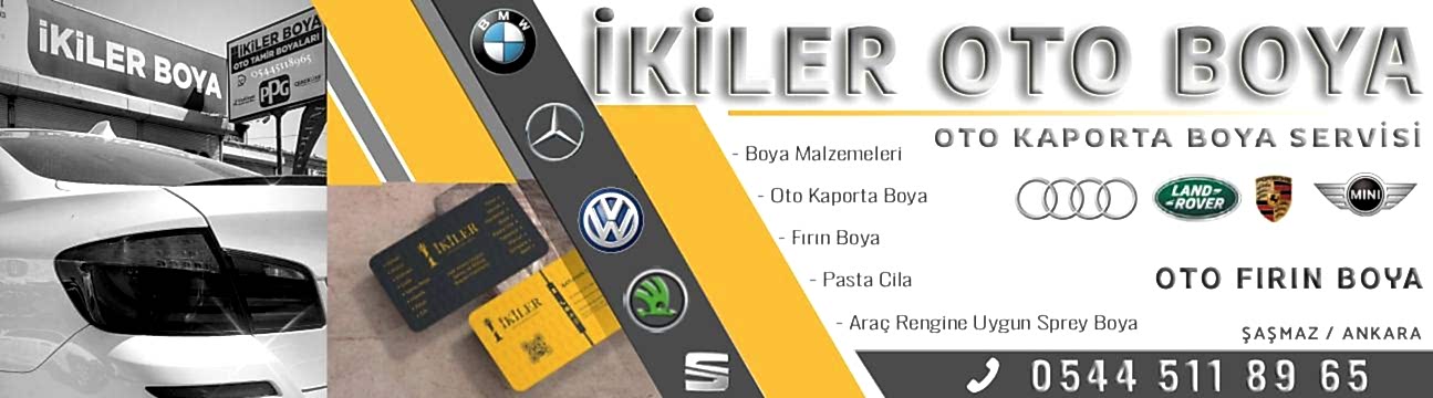 İkiler Oto Boya Malzemeleri ve Boya Fırın Kiralama Şaşmaz