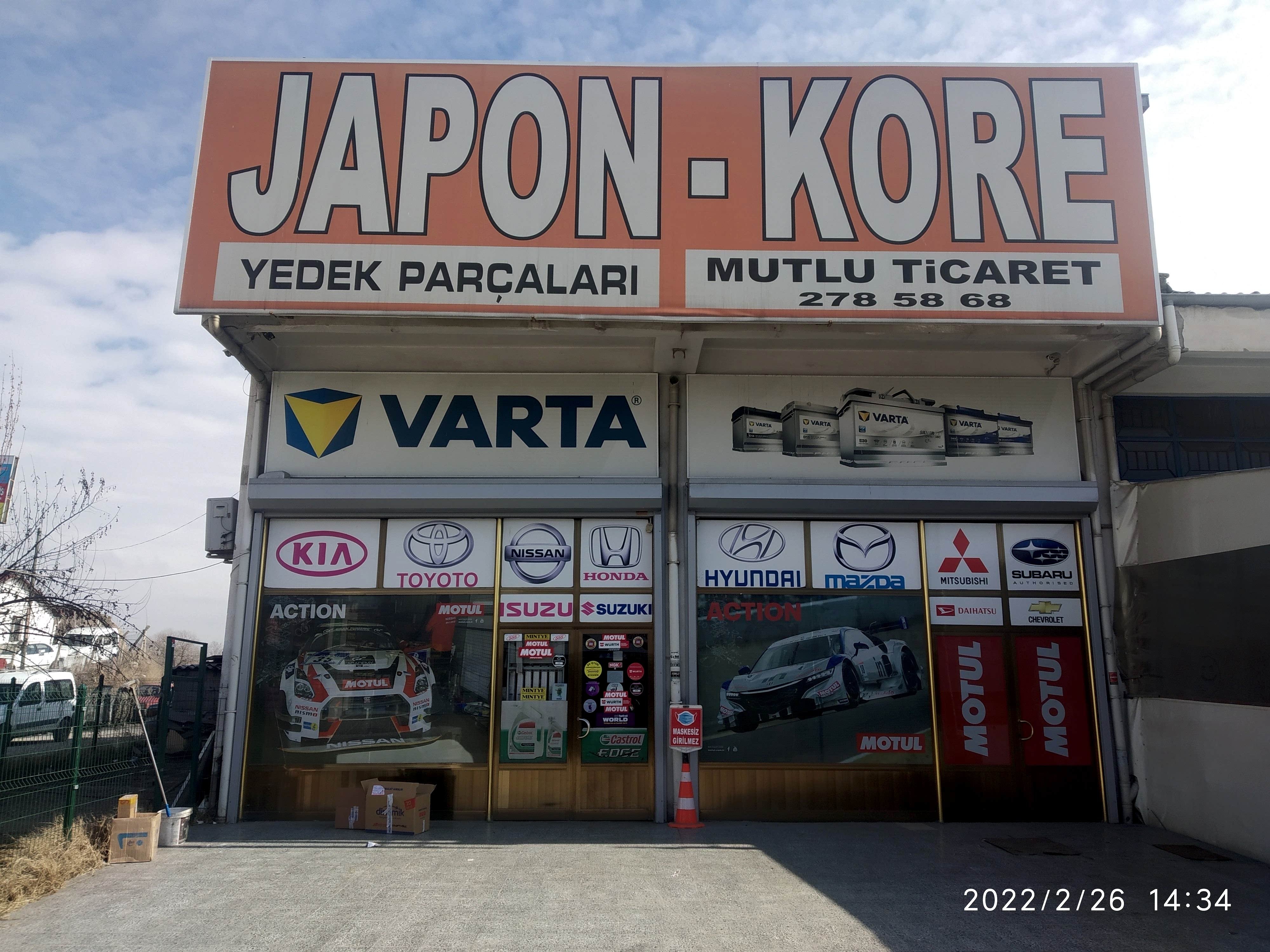 Mutlu Ticaret Japon Kore Yedek Parça Ankara